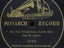 Dan Quinn Victor Monarch 1326 Rip Van Winkle Lucky Man