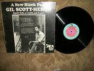 GIL SCOTT HERON LP A NEW BLACK POET DEBUT RARE ORIG.