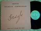 Societe Furtwangler  Brahms Sym4 SWF 8502 7102R 2LP