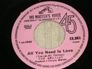 The Beatles - All You Need Is Love -  CONGO HMV / 18425