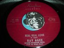 RAY AGEE R&B Soul 45 on Krafton Real Real Love VG++