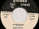 R & B 45 PAUL GRIFFIN Ragdoll Baby PROMO Listen