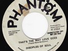 NORTHERN SOUL 45 RPM- DISCIPLES OF SOUL on PHANTOM