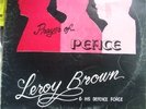 LEROY BROWN- PRAYER of PEACE - RARE and KILLER LP 1976