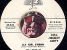 THE CADILLACS My Girl Friend RARE GROUP DOO WOP SOUL R&B PROMO DJ 45 RPM