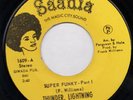 THUNDER, LIGHTNING & RAIN  on SAADIA FL FUNK 45 rare OG