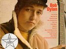 BOB DYLAN 1st LP promo 6-EYE NEW STAR ON COLUMBIA stkr