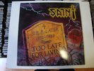 SAINT TOO LATE FOR LIVING RARE US METAL LP