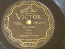 CUBA 78 rpm RECORD Victor ORQUESTA ROMEU Danzon RARE