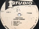Lennie Hibbert -  Creation - Original Press Studio 1 LP