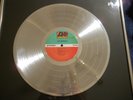 LED ZEPPELIN debut LP framed Platinum record autographs
