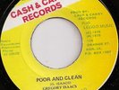 GREGORY ISAACS / POOR AND CLEAN / LISTEN