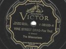 MISSOURIANS Vine Street Rag VICTOR SCROLL HOT JAZZ L K