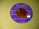 Doowop 45: Bill Baker & The Chestnuts Won't you tell me