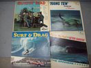 4 RARE SURF LP'S including The TRASHMEN Surfin' Bird
