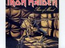 IRON MAIDEN LP Piece of Mind 1983 Capitol 8x10 Bio