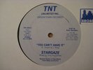 STARGAZE - YOU CAN'T HAVE IT -TNT - RARE BOOGIE 12 INCH