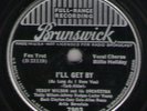 78 RPM Billie Holiday with Teddy Wilson Brunswick 7903