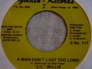 LIL WILLIE & ROCKIN' IMPERIALS A Man FUNK Soul 45 NM