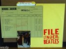 BEATLES-FILE UNDER-RARE-GNAT-W/INSERTS-LP-NO TMOQ/TAKRL
