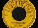 ELVIS PRESLEY 45 MILKCOW BLUES SUN 215 PUSHMARKS ORIG