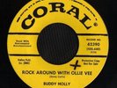 BUDDY HOLLY 45 ROCK AROUND WITH OLLIE VEE CORAL DJ MINT