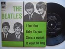 BEATLES 7'' EP PS I Feel Fine DENMARK 45 GEOS 225 rare