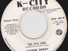70'S SOUL 45 RPM - EUGENE SMILEY on K-CITY RECORDS