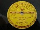 ROCK & ROLL- JOHNNY CASH- SUN 78 RPM RECORD- LISTEN
