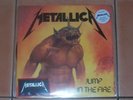 METALLICA - JUMP IN THE FIRE  w STICKER & PAT