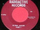 FLYING SAUCER (part 1) rare 1950's NOVELTY BREAK-IN 45