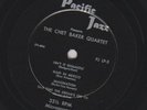 CHET BAKER QUARTET self titled Pacific Jazz 10