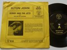 Elton John - Benny and The Jets 1973 UK 45 + PROMO PS
