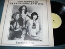 Led Zeppelin RARE LIVE LP 1976 VG+