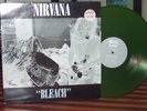 NIRVANA Bleach GREEN VINYL LP Tupelo UK PRESS SUB-POP