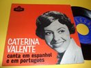 CATERINA VALENTE Canta em Espanhol e Português DECCA EP