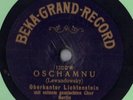 Lichtenstein 1 Sided Beka Grand No.10449 Yiddish 78 rpm