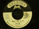 JIVE FIVE WHAT TIME IS IT ? BROWN WAX PROMO DOOWOP 45
