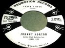 JOHNNY HORTON Lovers Rock 45 Columbia Rockabilly Listen