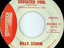 rare Northern Soul 45 BILLY STORM educated fool Listen