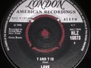 LOVE 7 and 7 Is / No. Fourteen LONDON UK 45 ARTHUR LEE