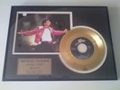 Michael Jackson Beat It Gold Award 24K Gold plated