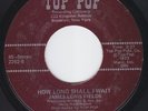 JAMES LEWIS FIELDS How Long Shall I Wait FUNK 45 HEAR
