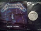 METALLICA RIDE THE LIGHTNING LP MEGAFORCE 1ST PRESSING
