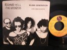 Richard Hell & Voidoids Blank Generation Promo 45 M/S