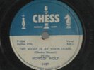 RARE BLUES 1952-CHESS 1497-HOWLIN WOLF-78-VERY NICE