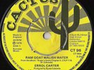 ERROL CARTER Ram Goat Malish Water ROOTS REGGAE 7” ??