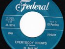 RARE BLUES R&B EL PAULING on FEDERAL...LISTEN