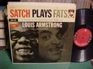 1955 LOUIS ARMSRONG LP SATCH PLAYS FATS TRUMMY YOUNG+++
