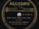 78 RPM Billie with Artie Shaw Bluebird B-7759 in E-